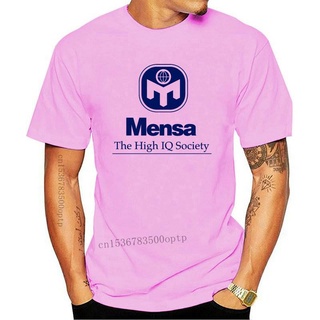 เสื้อยืดวินเทจใหม่ เสื้อยืด ลาย MENSA International High IQ Society สําหรับผู้ชายS-5XL