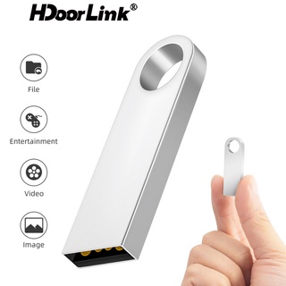 ภาพขนาดย่อของสินค้าHdoorlink แฟลชไดรฟ์ USB 2.0 8GB 16GB 32GB 64GB โลหะ กันน้ํา สําหรับรถยนต์ PC