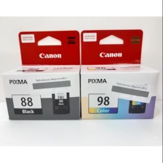 หมึก CANON PG-88BK + LC-98CO ดำและสี ของแท้