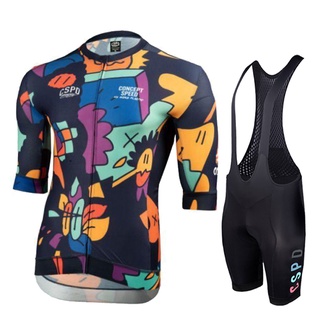 สินค้า Concept Speed Men Cycling Jersey Summer Short Sleeve Bike Shirts Breathable Quick Dry Bicycle Wear Road Racing Clothes