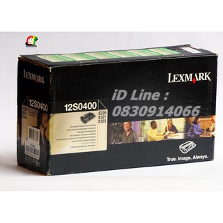 Original Lexmark 12S0400 หมึกแท้ E220 / E321 / E323 / E323n / E323t สีดำ