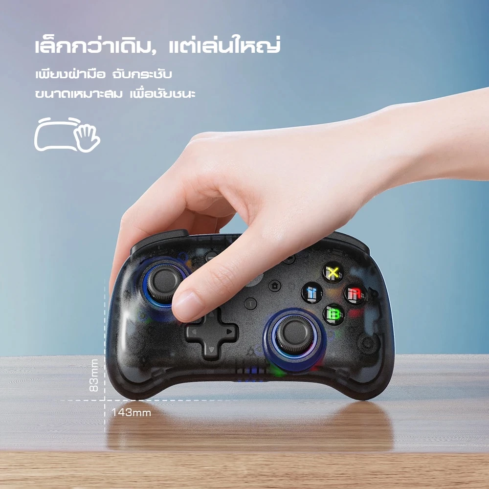 GAMESIR T4 Mini Gaming Controller จอยเกมมือถือ จอยเกม เล่นได้กับ PC / Mobile / Switch https://wayoza.com