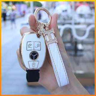 การวิ่งแข่ง Mercedes Benz Key Case e300l c260l s grade glc300l a200l gle เคสกุญแจรถยนต์ พวงกุญแจ พวงกุญแจรถยนต์ กระเป๋าใส่กุญแจรถยนต์ ปลอกกุญแจรถยนต์ Ready stock