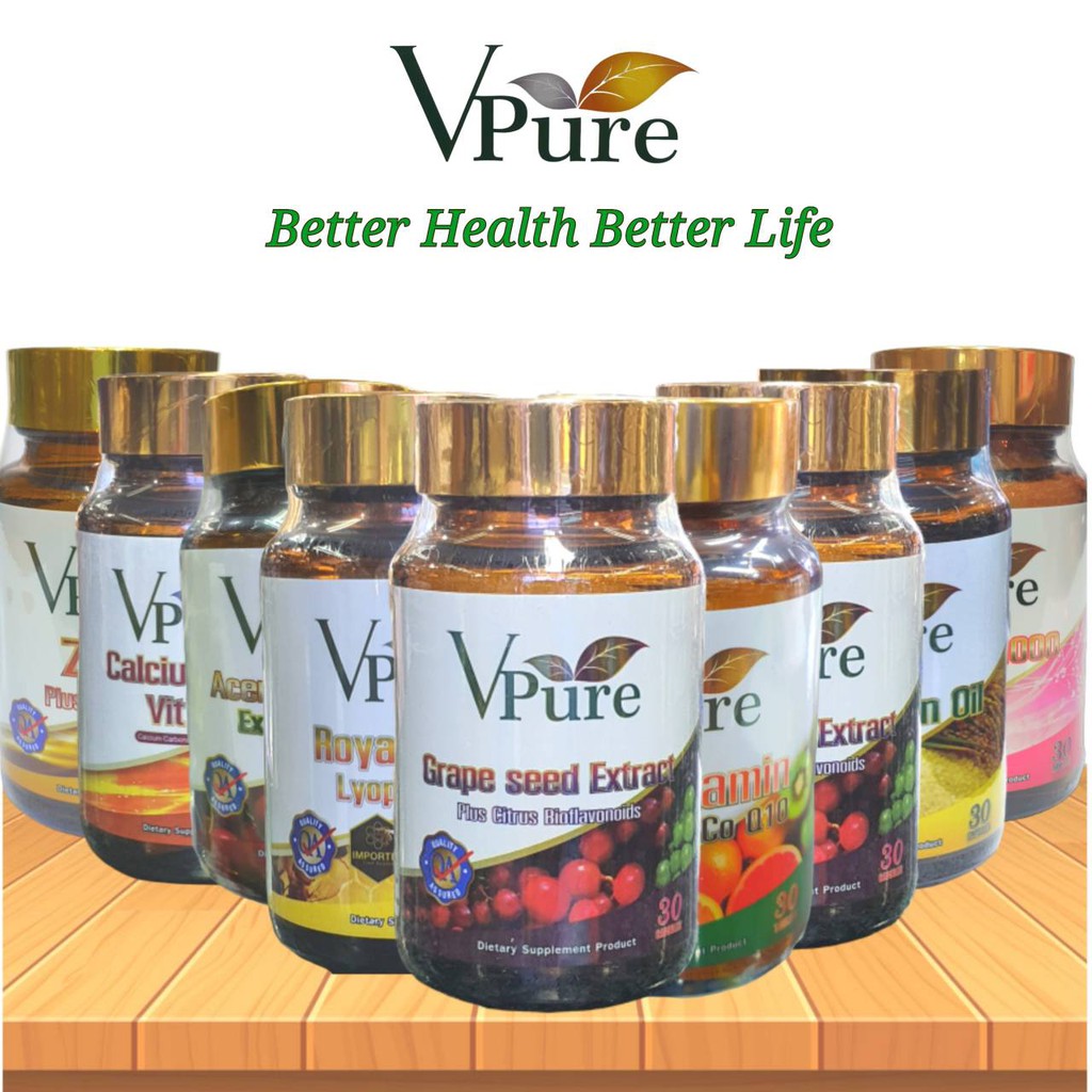 ภาพสินค้าVpure Zinc Plus Vitamin 30 เม็ด อาหารเสริม วีเพียว ซิงค์ พลัส วิตามิน รักษาสมดุลฮอร์โมน ไม่ทำให้เกิดสิว จากร้าน vpurehealth บน Shopee ภาพที่ 4