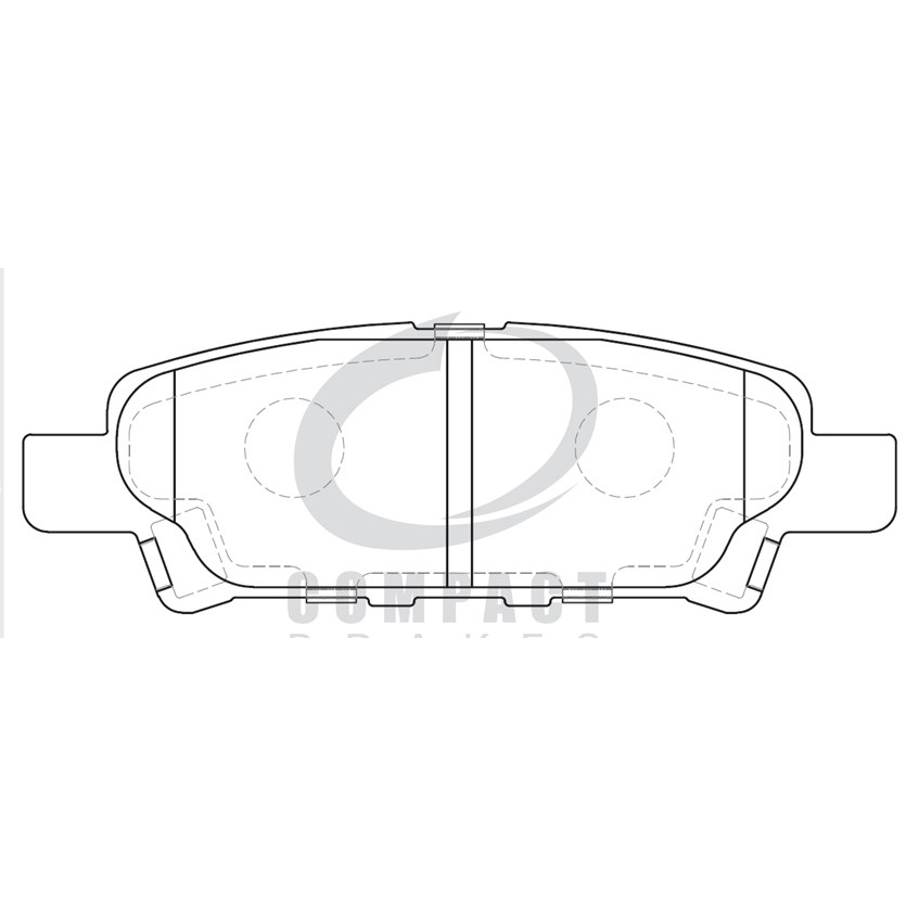 compact-brakes-dcc-651-ผ้าเบรคหลังสำหรับ-mitsubishi-lancer-cedia-1-8-cvt-ปี-2001-2004-mitsubishi-lancer-cedia-2-0-se