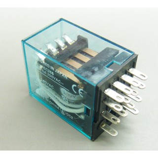 รีเลย์ไฟฟ้า รีเลย์  relay MY4NJ MY4N MY4 5A Control Voltage 12V DC 4PDT HH54P-L