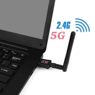 ภาพขนาดย่อของภาพหน้าปกสินค้าDual Band USB Adapter wifi มีทั้ง 300 Mbps กับ 600 Mbps  เสา ตัวรับสัญญาน wifi Wireless รองรับ 2.4G และ 5G จากร้าน bmore_shop บน Shopee