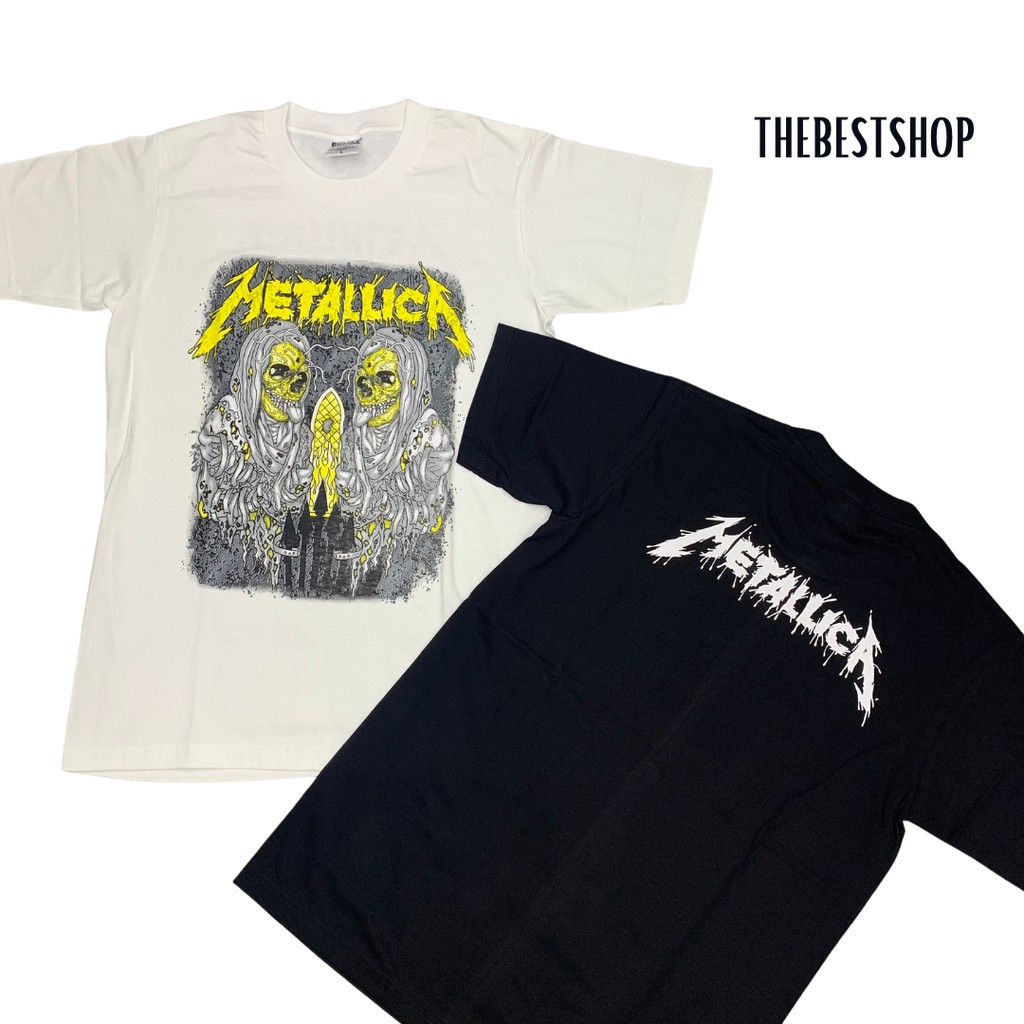 เสื้อวง-metallica-เสื้อวินเทจ-เสื้อวงร็อค-สกรีนสวย-ไม่ควรพลาด