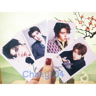 พร้อมส่ง!  โพลารอยด์พร้อมลายเซ็นต์  ช่าย สวี่คุน (CaiXukun)  4 ใบ *มีเก็บเงินปลายทาง*