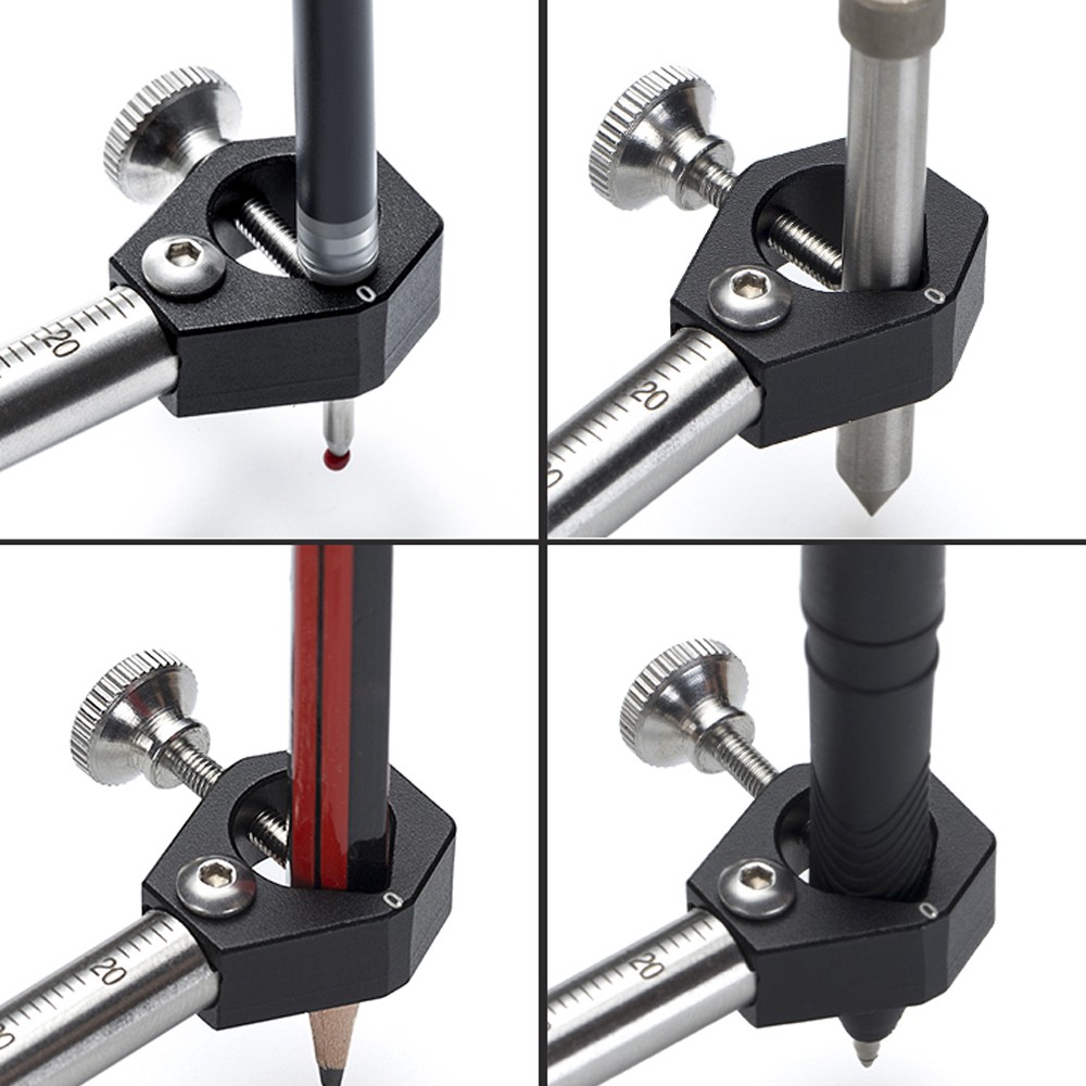 Woodworking Linear Arc Dual-purpose Scriber Parallel Line Drawing Tool ...