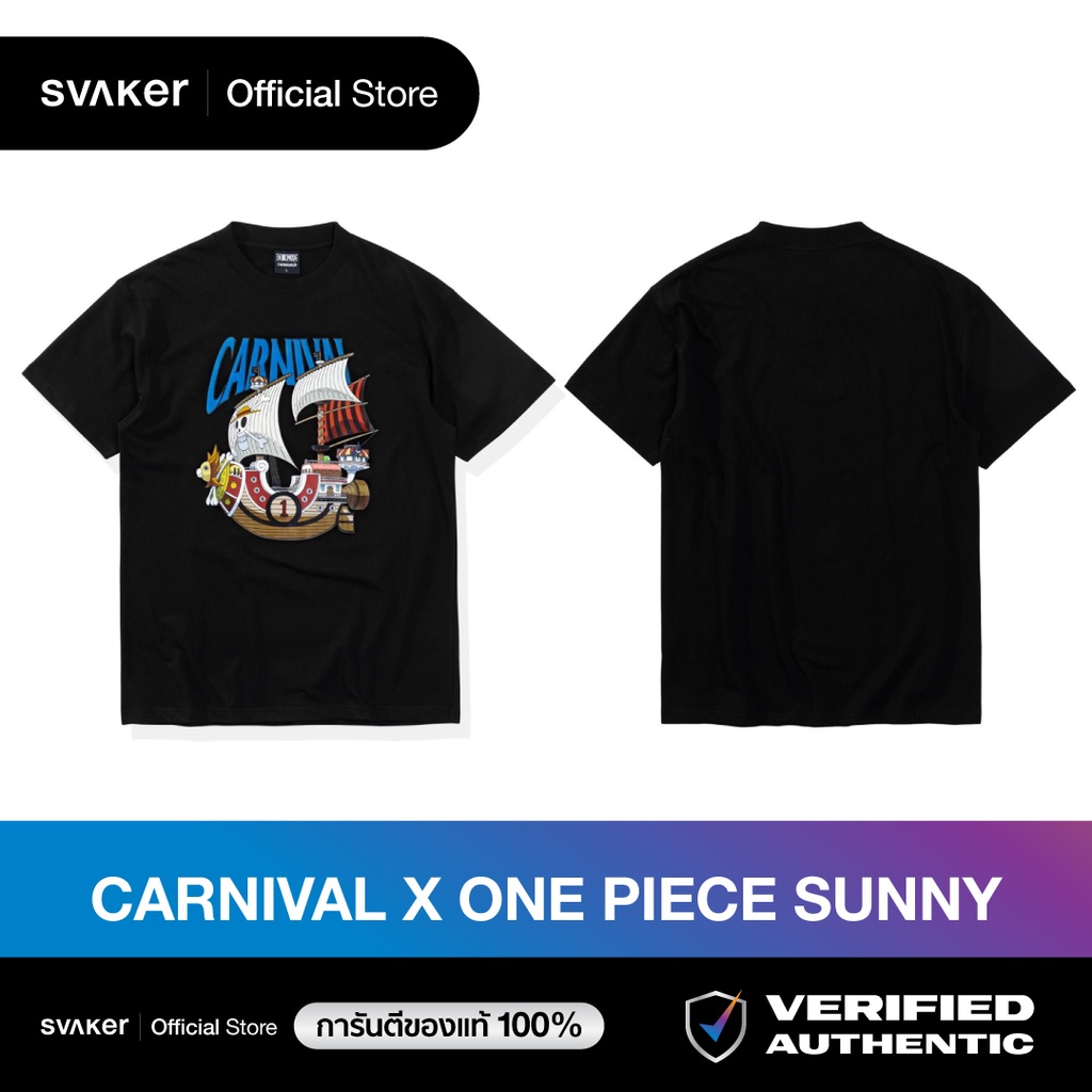 carnival-x-one-piece-drop2-sunny-t-shirt-black-ของแท้100