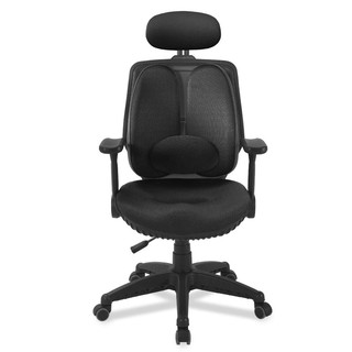 เก้าอี้สำนักงาน เก้าอี้เพื่อสุขภาพ ERGOTREND Dual-06BFF สีดำ เฟอร์นิเจอร์ห้องทำงาน เฟอร์นิเจอร์ ของแต่งบ้าน ERGONOMIC OF