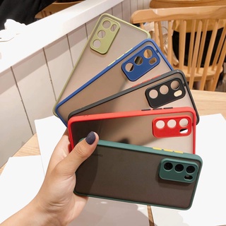 เคสขอบสีหลังด้าน Xiaomi Redmi10 10C 10A Redmi 9 9A 9C 9T Redmi8 8A 7A Redmi Note8 Note8pro เคสกันกระแทก พร้อมส่ง