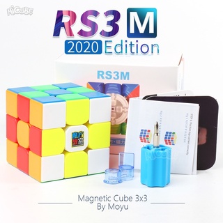 รูบิค Rubik แม่เหล็ก 3x3 Moyu RS3M 2020 Rubik มีแม่เหล็ก อุปกรณ์ครบ