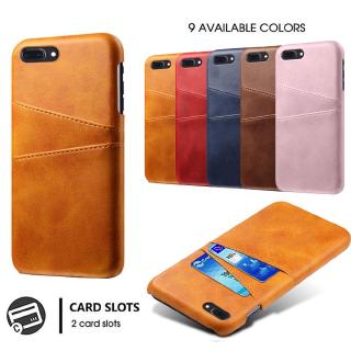 iPhone 6 6S 7 8 Plus 5 5S SE Luxury Slim Card Slot Wallet PU Leather Case Shockproof Hybrid Cover
