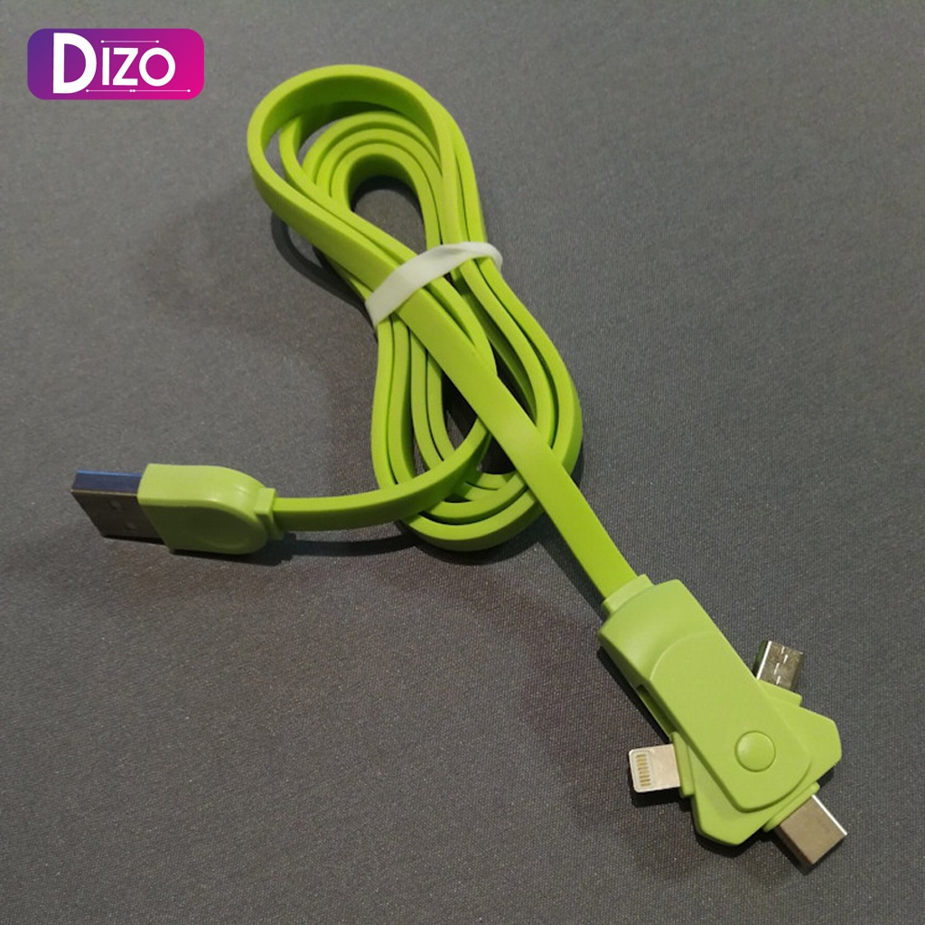 dizo-it-สายชาร์จ-3in1-รองรับมือถือทุกระบบ-รุ่น-wl-12-ios-type-c-micro-usb-ชาร์จไม่เข้าเปลี่ยนเส้นใหม่ได้ทันที