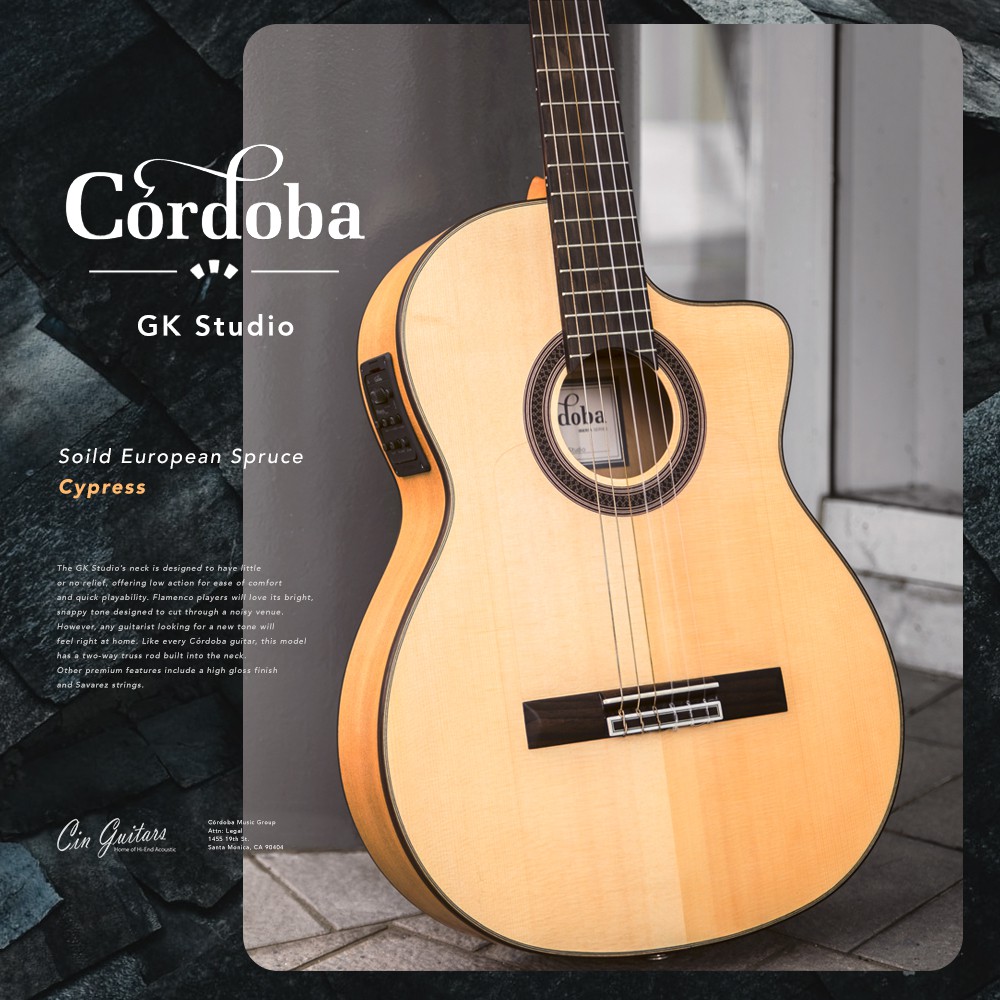 cordoba-gk-studio-กีตาร์ฟลาเมงโก้-รุ่น-top-solid-european-spruce-cypress-i-พร้อมภาคไฟฟ้า-fishman