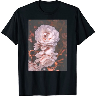 เสื้อยืด พิมพ์ลายกราฟฟิคดอกกุหลาบ แนวสตรีท ลําลอง เพื่อความสวยงาม