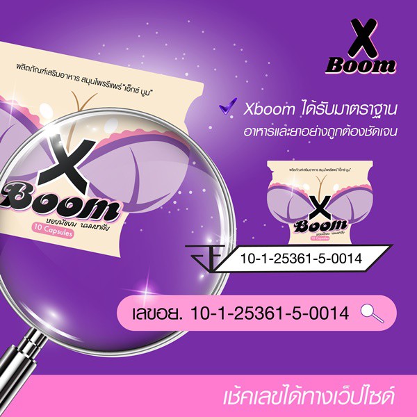 ภาพหน้าปกสินค้าX Boom เอ็กซ์บูมสมุนไพรซองม่วง 1 ซอง มี 1 0เม็ด (1ซอง) จากร้าน sheaya บน Shopee