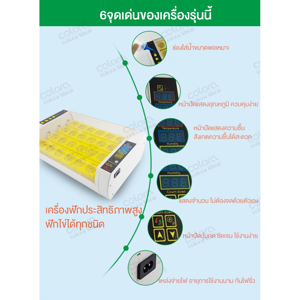 เครื่องฟักไข่-ตู้ฟักไข่-ตู้อบไข่-cd10-เครื่องฟักไข่อัตโนมัติ-ตู้ฟักไข่ไก่-ฟักไข่ไก่-ไข่เป็ด-ไข่นก-24-ฟอง