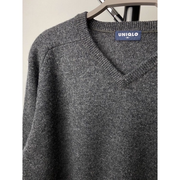 เสื้อสเวตเตอร์-uniqlo-wool-แท้-size-m