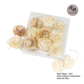 Aroma&amp;More ดอกไม้กระจายกลิ่น งานประดิษฐ์มือคละแบบ 9 ซม.x 9 ดอก Solar Flower handmade for Room fragrance diffuser
