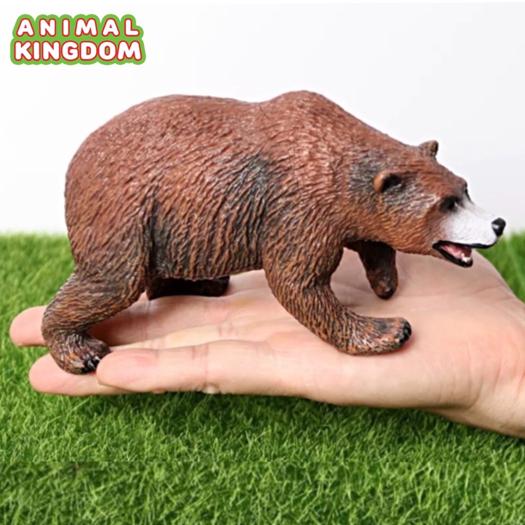 animal-kingdom-โมเดลสัตว์-หมีสีน้ำตาล-ขนาด-15-00-cm-จากหาดใหญ่