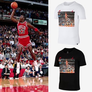 tshirtเสื้อยืดคอกลมฤดูร้อนเสื้อ Air jordan 3 Free throw line 1988 Dunk Dri - FitSto4XL