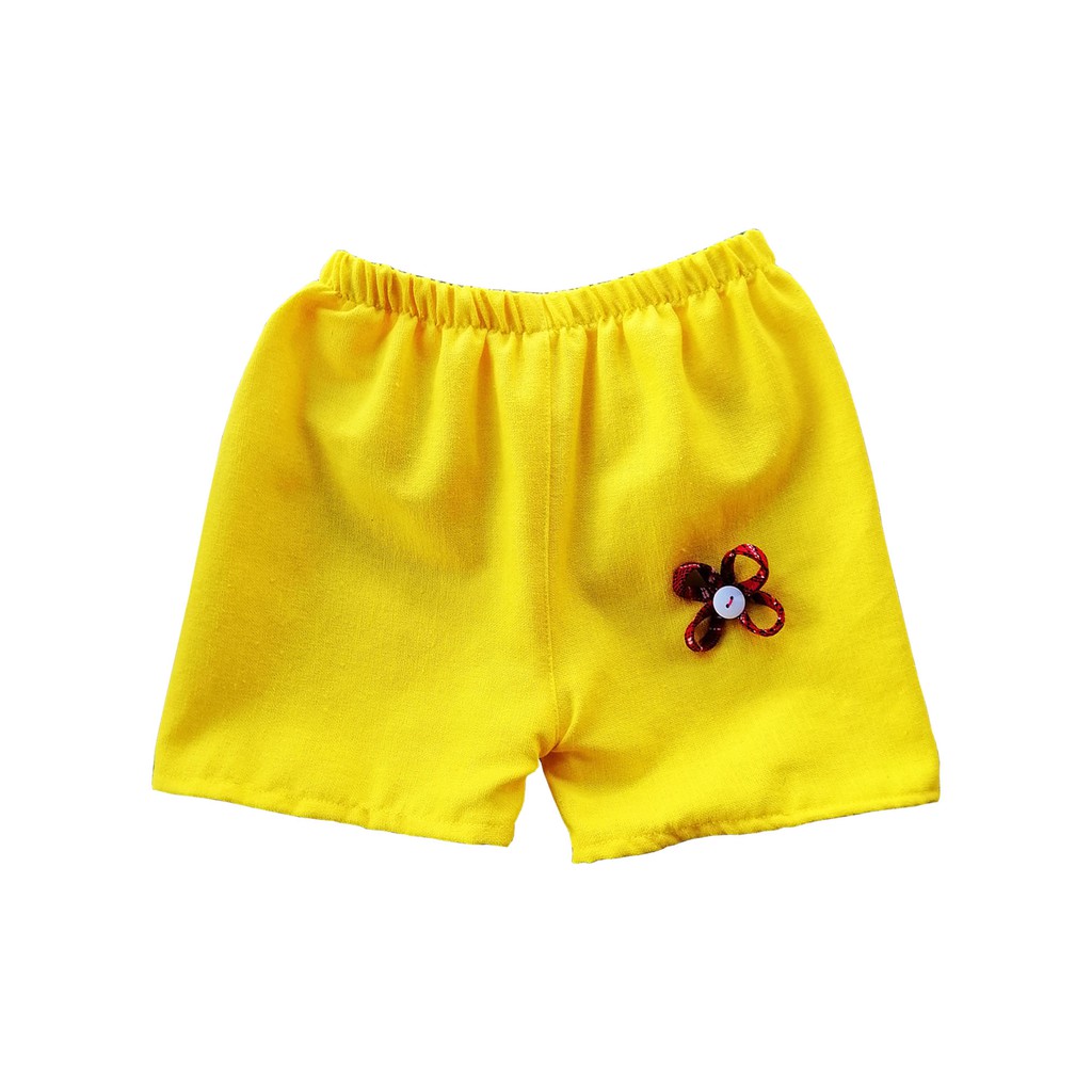 daruewat-ดฤวัต-เสื้อผ้าเด็ก-ชุดเด็กผู้หญิง-ชุดเข้าเซทแฟชั่นครบชุด-เสื้อผ้าเด็กเชียงใหม่-แฟชั่นเด็ก-ผ้าฝ้ายสีเหลือง