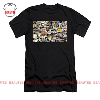 เสื้อยืดวงดนตรีเสื้อยืด พิมพ์ลาย The Beatles Collageall size