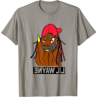 เสื้อยืดโอเวอร์ไซส์เสื้อยืด ลาย Lil Wayne Middle Finger Doodle สําหรับผู้ใหญ่S-3XL