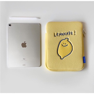 [ pre order 🇰🇷 ] second morning ≋ lemonade ipad , labtop pouch