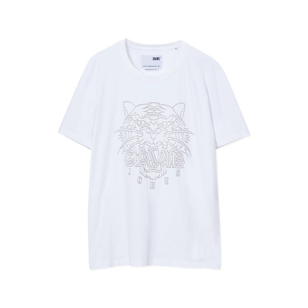 davie-jones-เสื้อยืดพิมพ์ลาย-สีขาว-graphic-print-t-shirt-in-white-wa0090wh