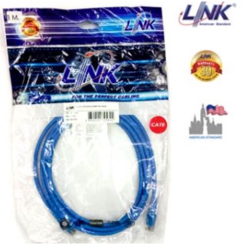 link-us-5103-4-blue-สายแลน-patch-cord-cat6-เข้าหัวสำเร็จ-ยาว-3-เมตร-รองรับความเร็ว-gigabite-10-100-1000