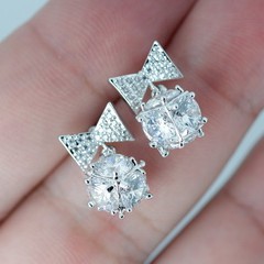ac-jewelry-ต่างหูเพชร-cz-diamond-รูปโบว์ร้อยเพชรเม็ดใหญ่-ตัวเรือนเงินโรเดียม-ไม่ลอกไม่ดำ-ขนาด-10x10-mm