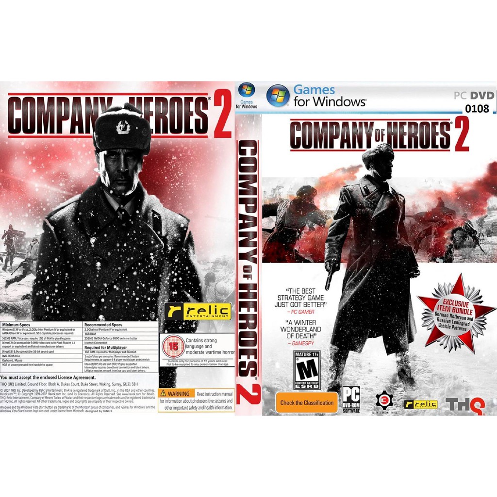(PC) Company Of Heroes 2 Master Collection | Shopee Thailand