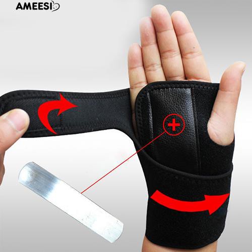 ภาพหน้าปกสินค้าAmeesi Carpal Tunnel Splint Wrist Support ข้อมือข้อมือข้อมือข้อมือถุงมือสายคลึงข้อมือ จากร้าน ameesi.th บน Shopee