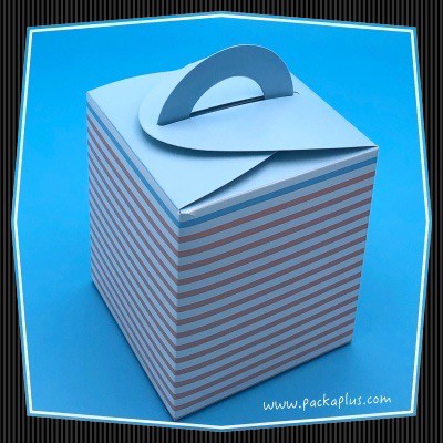 กล่องคุกกี้-กล่องขนม-กล่องของขวัญ-ฝาหูหิ้วไขว้ปิดด้านบน-น่ารักมาก-มี-3-สี-cookies-box-gift-box-แพค-10-ใบ