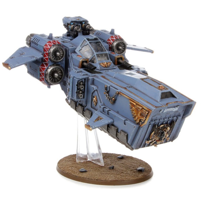 Warhammer 40K - Stormfang Gunship Space Wolves - Peint Et Assemblé