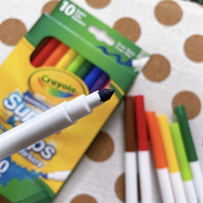 crayola-super-tips-ปากกาเมจิก-ล้างออกได้-ปลอดภัยต่อเด็ก
