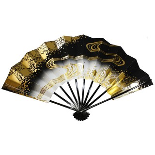 [Pre-Order / สินค้านำเข้า] Japanese Folding fan พัดญี่ปุ่น(สีดำ)