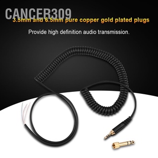 Cancer309 สายเคเบิ้ลคอยล์สปริงหูฟัง สําหรับ Beyerdynamic Dt 770 770Pro 990 990Pro