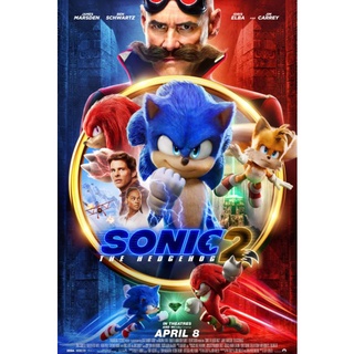 Poster sonic the hedgehog 2 โปสเตอร์โซนิก2