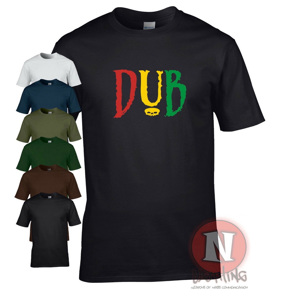 ขายดีขายดี-เสื้อยืดลําลอง-แขนสั้น-พิมพ์ลาย-dub-reggae-club-step-music-rasta-cool-retro-festival-fun-tee-hfahfo21gbcegc7