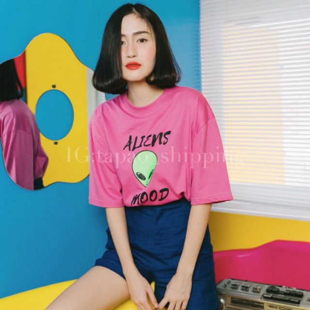 เสื้อยืดเอเลี่ยน-oversize