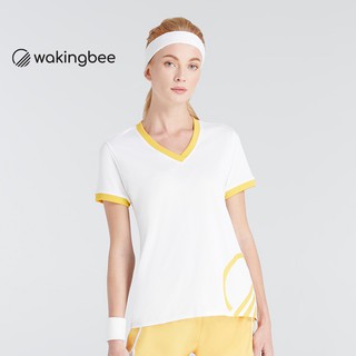 ภาพหน้าปกสินค้าWakingbee Varsity Tee (White) เสื้อยืด ออกกำลังกาย วิ่ง ฟิตเนส ผ้าเบา นิ่ม ใส่สบาย แห้งเร็ว ที่เกี่ยวข้อง