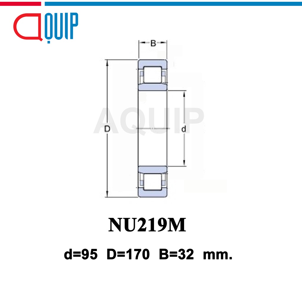 nu219m-ubc-ตลับลูกปืนเม็ดทรงกระบอก-nu219-m-cylindrical-roller-bearings-nu-219-m