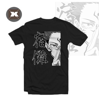 【🔥🔥】Jujutsu Kaisen เสื้อยืดคอกลมแขนสั้นพิมพ์ลายอะนิเมะ