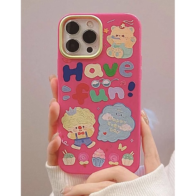 เคสไอโฟนสกรีนภาพการ์ตูน