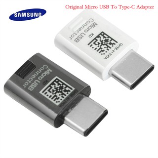 ของแท้ อะแดปเตอร์สายชาร์จ Micro USB เป็น Type C 2A ชาร์จเร็ว สําหรับ Samsung Galaxy S8 S9 S10 Plus Note 8 9 10 A30 A40 A50 A70 A8S
